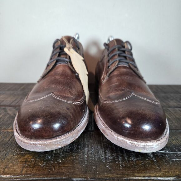 NEW Bed Stu Sandro Wingtip Mens Size 8.5 Oxford Rustic Leather Distressed Shoes - Picture 3 of 11